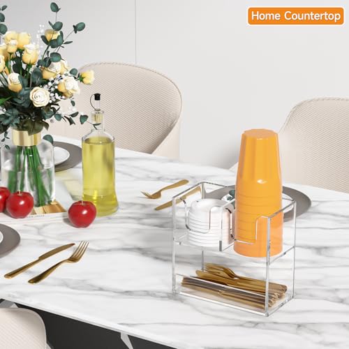 3 Compartment Cup Holder for Countertop