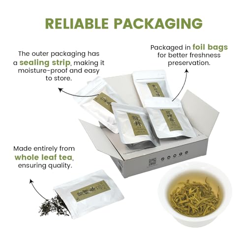 4 Styles Chinese Green Tea Sampler (2.01 Ounce)