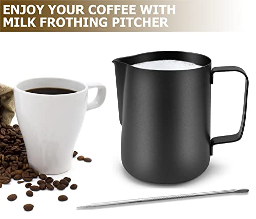 Stainless Steel Milk Frothing Pitcher 20 oz