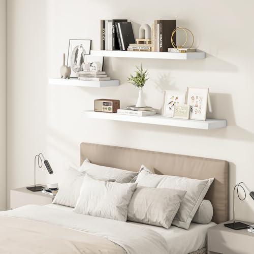 Deep Floating Shelves 36x12” Set of 2 (2 Count)