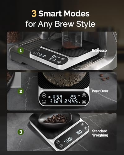 S3 Pour Over Coffee Scale with Timer
