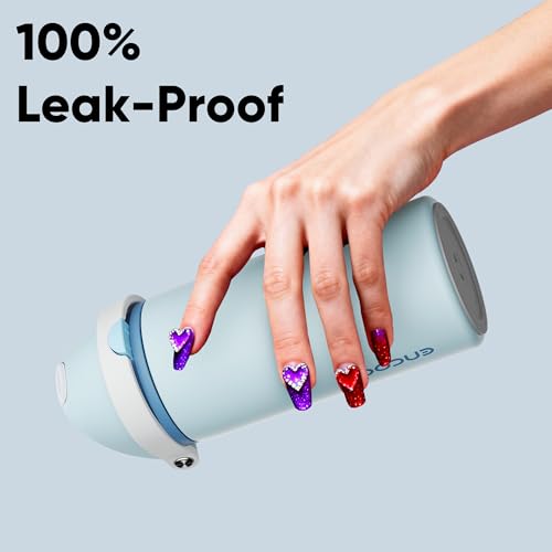 Insulated Water Bottle with Straw