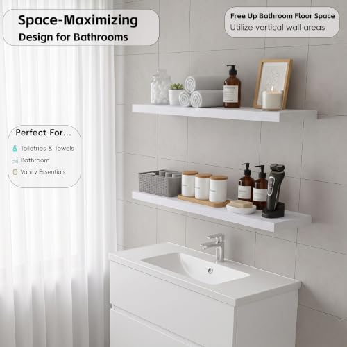 Floating Wall Shelves (2 Count)
