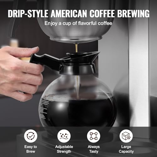 12 Cups Commercial Drip Coffee Maker