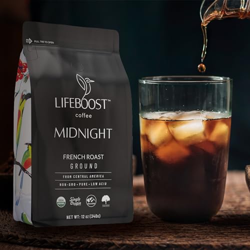 Midnight French Roast Coffee Ground (12 Ounce)