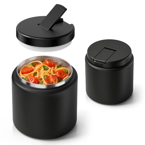 26oz Soup Thermo for Hot Food Kids with Buckle Lid Insulated Vacuum Food Jar Wide Mouth Leakproof Stainless Steel Lunch Container