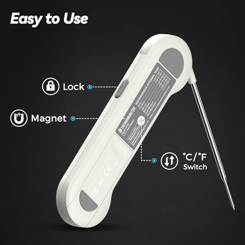 0.5 Sec Instant Read Meat Thermometer Digital for Cooking
