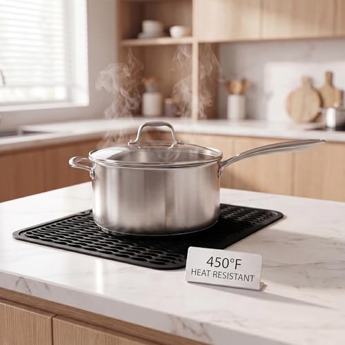 Silicone Dish Drying Mat for Multiple Usage