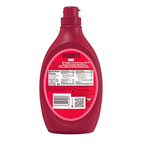 Strawberry Flavored Syrup Bottle (22 Fl Oz)