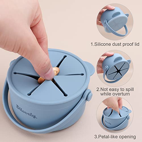 Silicone Snack Cups for Toddlers
