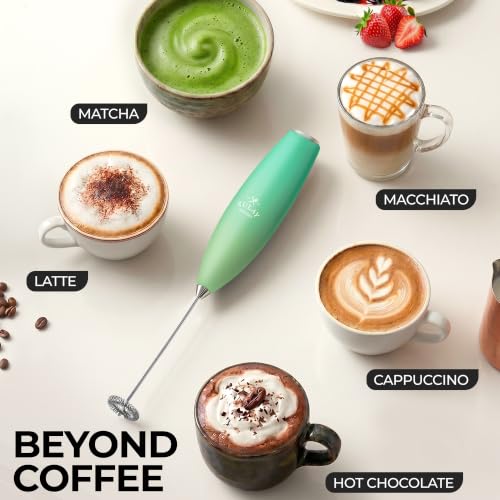Zulay Powerful Milk Frother for Coffee with Upgraded Titanium Motor