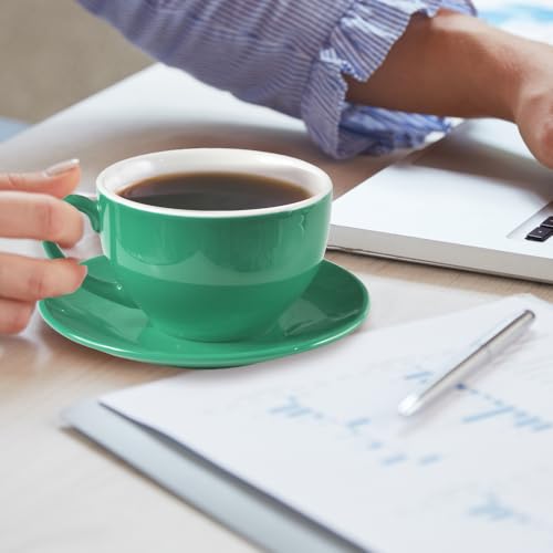 Porcelain Coffee Cup with Saucer 220ml (9.99 Count)
