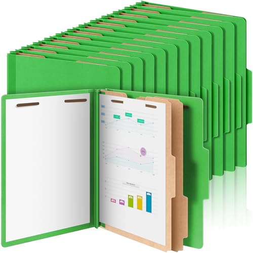 48 Pcs Classification Folders Letter Size