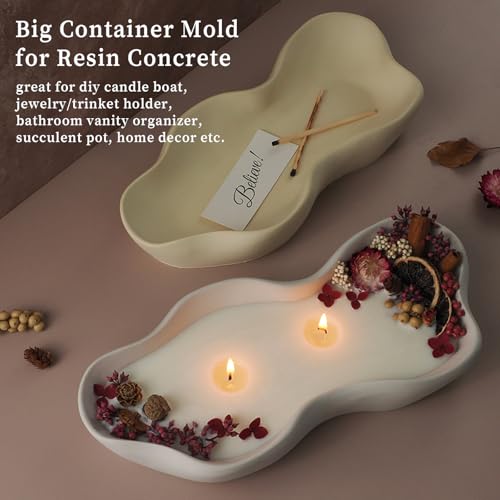 Large Candle Holder Silicone Molds