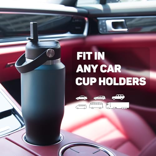 32oz Insulated Water Bottle Keep Cold 24h&Hot 12h