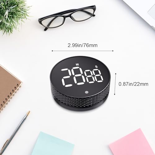 BlueSnail Kitchen Timer with LED Digital Display Smart Efficana for Home Classroom Gym Office