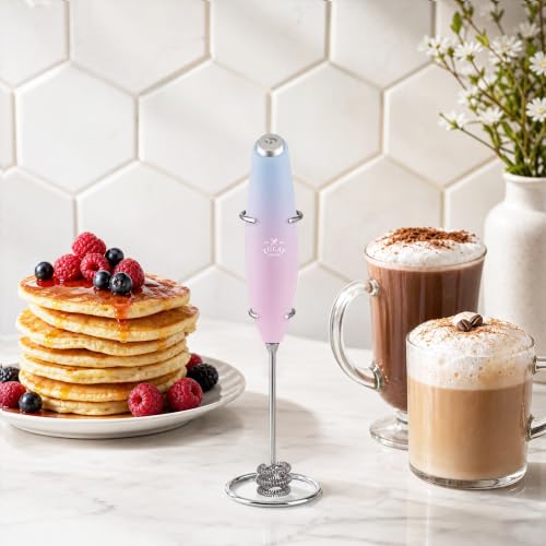 Powerful Milk Frother Wand With Duracell Batteries