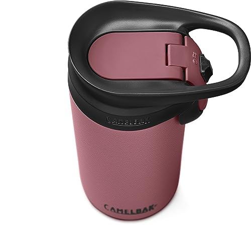 Forge Flow Insulated Stainless Steel Travel Mug Terracotta Rose