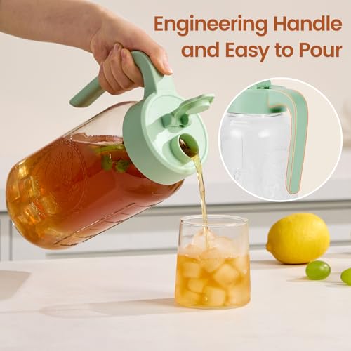 Mason Jar Pitcher with Tea Filter