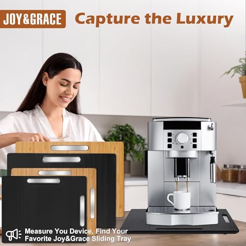 Appliance Slider for Kitchen Appliances 360° Rolling Sliding Tray for Coffee Maker Countertop