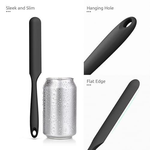 Skinny Silicone Jar Spatula Scraper