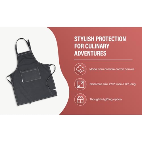 Cotton Solid Aprons for Women with Pocket