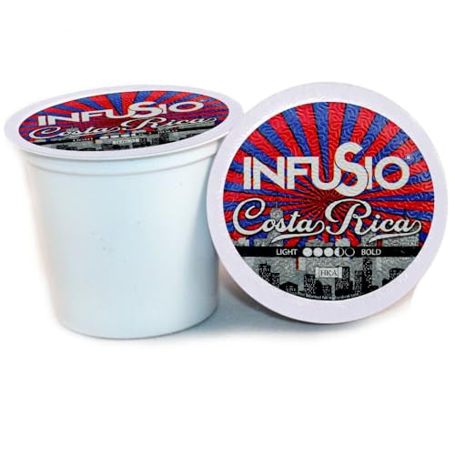 Coffee Pods 96 Count Costa Rica Medium Roast Single serve Coffee pods for Keurig K Cups Brewers