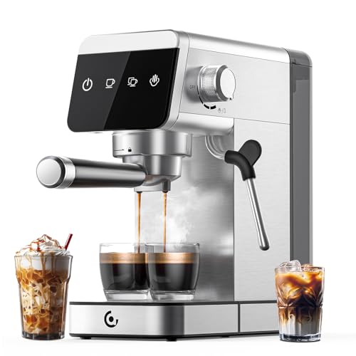 Compact Espresso Machine with Milk Frother