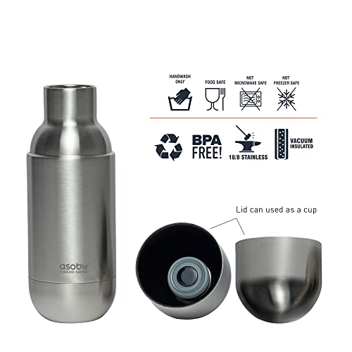 Capsule Bottle Stainless Steel Double Wall Insulated Travel Water Bottle