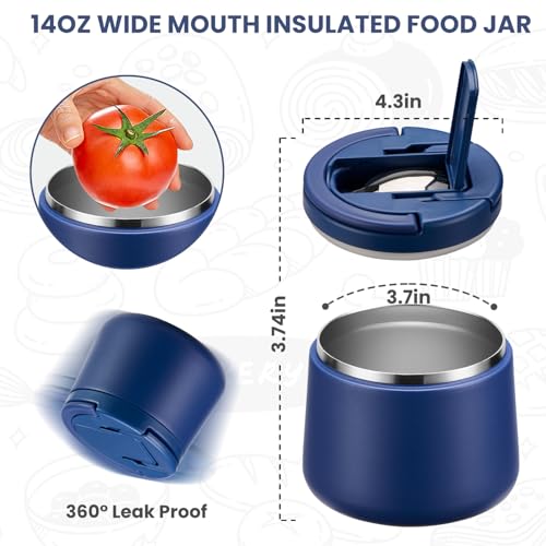 14oz Vacuum Insulated Soup Thermo for Hot Food