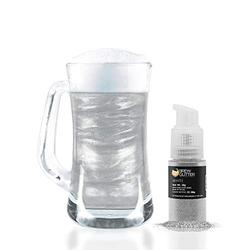 White Brew Glitter Edible Glitter for Drinks