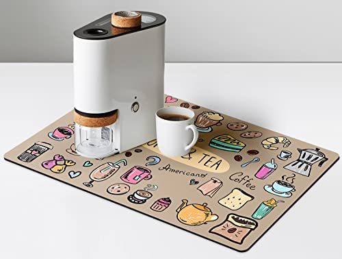 Fun Coffee Machine Mat