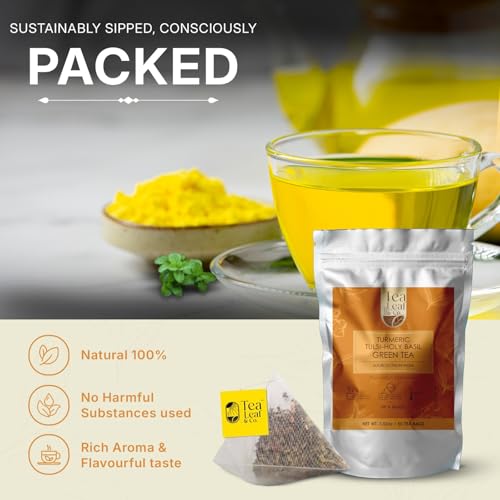 Turmeric Tulsi Tea Bags (50 Count)