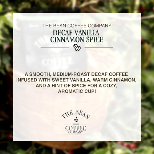 The Bean Organic Coffee Co. Decaf Vanilla Cinnamon (80 Ounce)