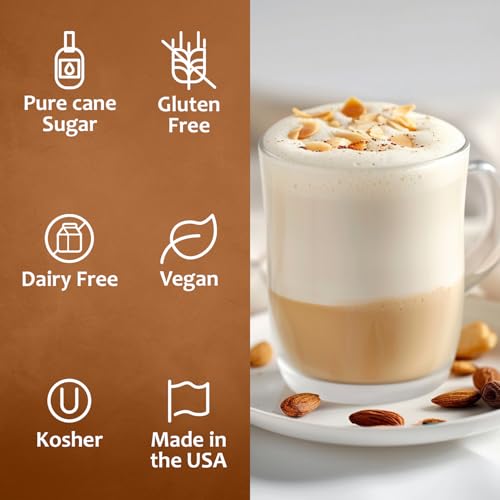 Coffee Syrup Almond Flavored Syrup for Drinks (25.4 Fl Oz)