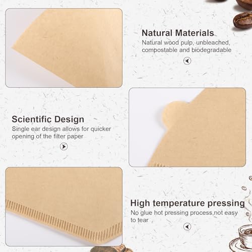 360 Count #4 Cone Coffee Filters 8