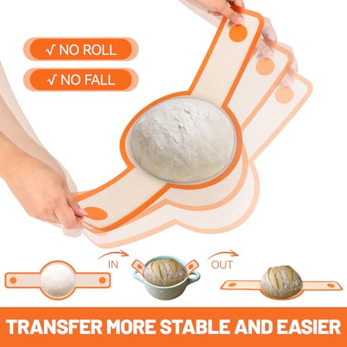 2 Pcs Silicone Bread Sling for Dutch Oven