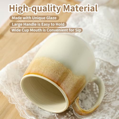 Ceramic Coffee Mugs Set of 4 (4 Count)