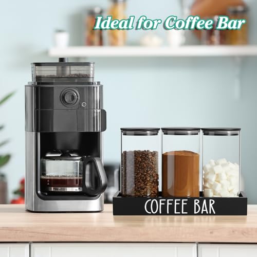 Glass Coffee Canister for Ground Coffee (3 Count)