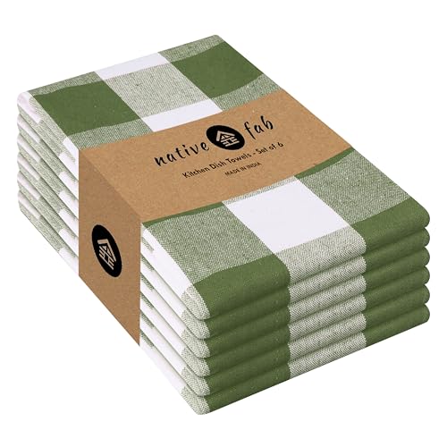 Buffalo Check Kitchen Dish Towels (6 Count)