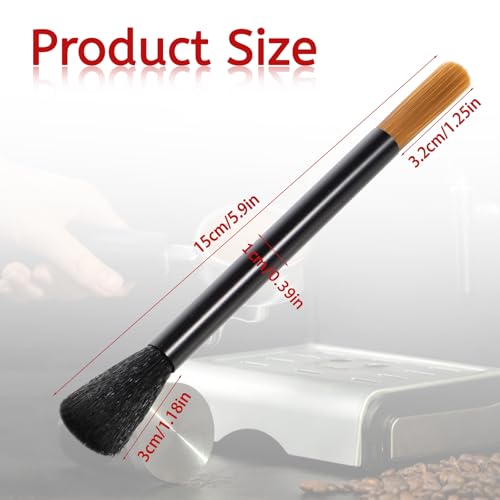 Dual Head Coffee Brush