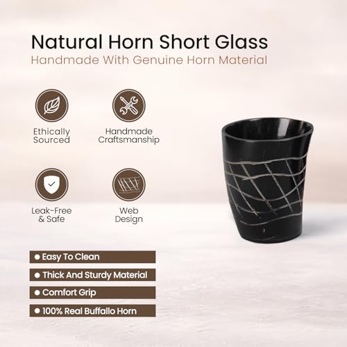 Viking Horn Shot Glasses Set of 8 (8 Count)
