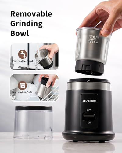 One Touch Coffee Grinder Electric