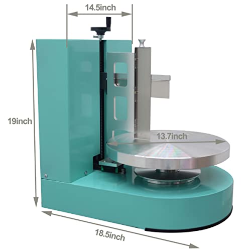 Cake Decorating Coating Machine Cream Spreading Automatic Frosting Turntable with Graduated Scraper 60