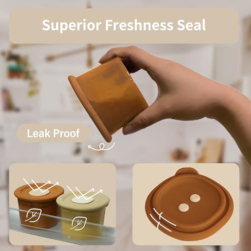 Silicone Baby Food Containers (4 Fl Oz)
