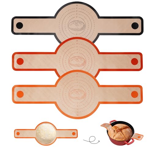 Silicone Bread Sling for Dutch Oven (3 Count)