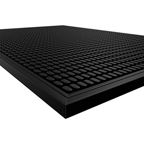 Premium Bar Mat 18in x 12in 1cm Thick Durable and Stylish Service Bar Mat for Spills
