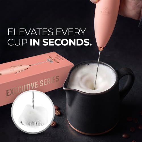 Powerful Milk Frother Wand With Duracell Batteries