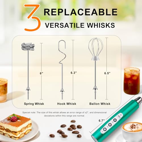 Handheld Milk Frother Wand for Coffee