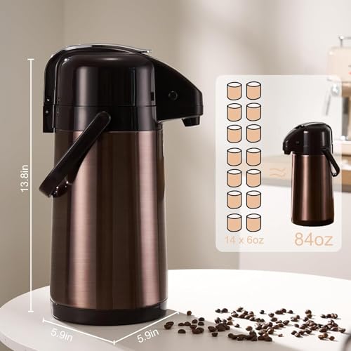 Coffee Dispenser with Pump (2 Count)